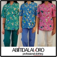 divisa veterinaria completa-pediatria-sanitari-clown-terapia-asilo 18 COLORI