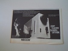 advertising Pubblicità 1976 MACCHINA PER CUCIRE NECCHI 565
