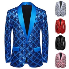 Blazer paillettes quadri