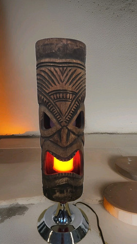 Lampada tiki hawaiana luce - lampada,