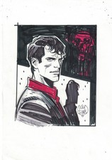 Dylan Dog e Morte - Schizzo