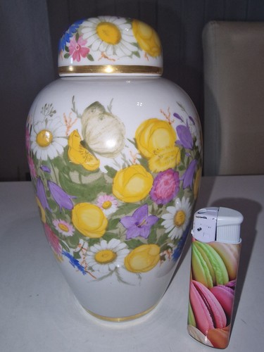 Vaso con coperchio nymphenburg - con,