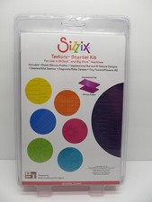 Sizzix Texturz Starter Kit per macchine BIGkick/Big Shot 654376 NUOVO DI ZECCA