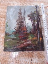 quadro antico olio su tela Raggio Di Luce