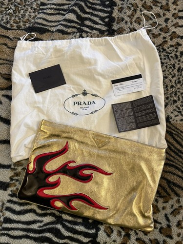 Pochette prada flame hot rod - flame,