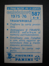FIGURINA PANINI CALCIO 1975/76