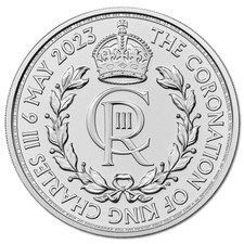 UK 2 sterline ARGENTO 1 oncia 999  INCORONAZIONE RE CARLO COMMEMORATIVA 2023 FDC