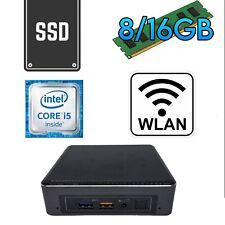 Intel NUC 7i5BNK i5 7260U 8/16/32 GB RAM 256 GB NVME SSD Wifi Mini PC USFF WLAN