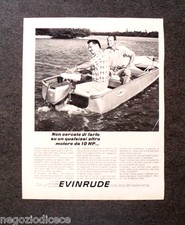 O385 - Advertising Pubblicità -1963- EVINRUDE , MOTORE 10 HP
