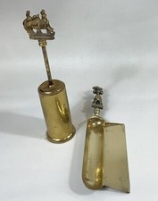 Antique Brass Fireplace Brush