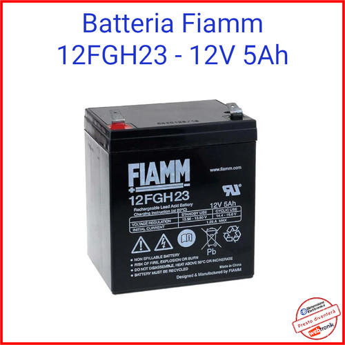 Batteria fiamm 12fgh23 12v 5ah - fiamm,