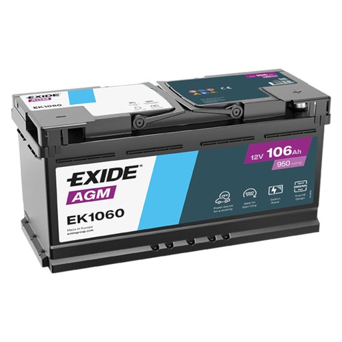 Exide ek1060 batteria agm 12v - batteria,