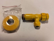 VOLA ORIGINALE  RUBINETTO SOTTOLAVABO   JACOBSEN  ACCESSORI BAGNO GIALLO