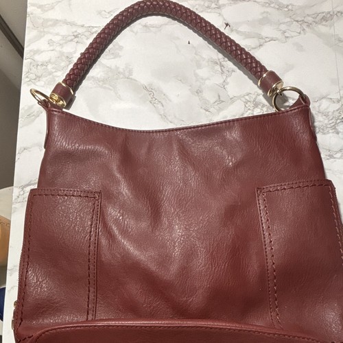 Borsa hobo grande bordeaux