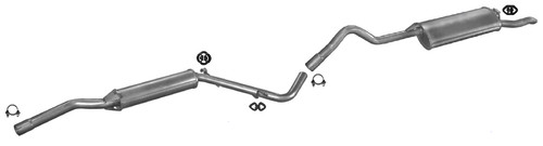 Silenziatore scarico skoda - silenziatore,