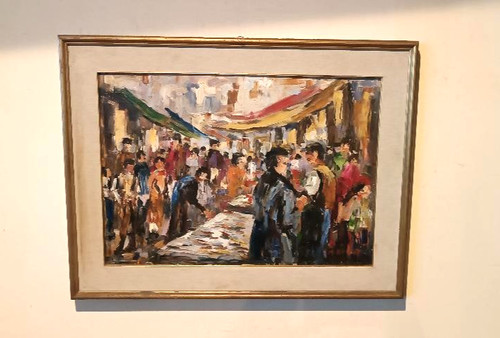 Dipinto olio tela - dipinto, su