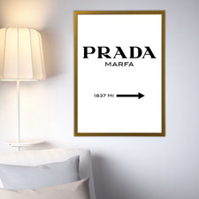 Quadro Prada Marfa con Cornice