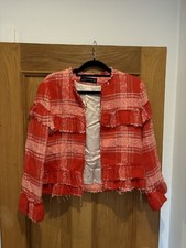 Blazer Donna Zara Red Check