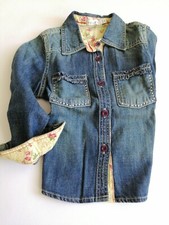 CAMICIA JEANS BAMBINA 18 MESI