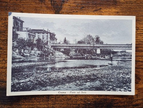 Cartolina crema ponte sul - ponte,