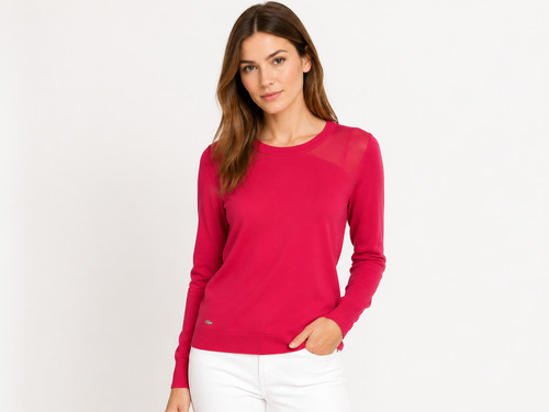 Maglione donna lacoste rosso - donna,