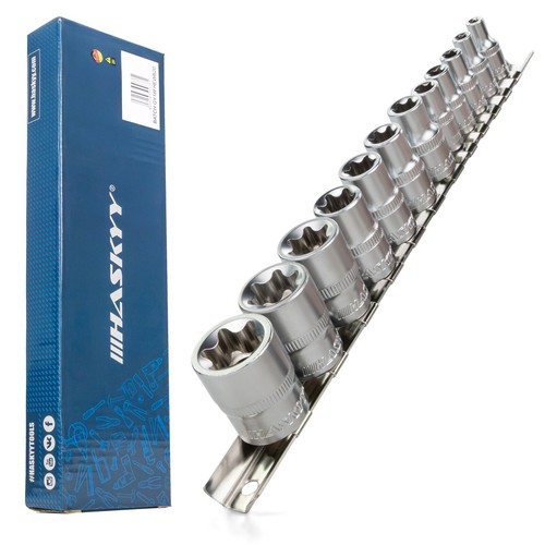 Set pezzi chiavi bussola - 12,