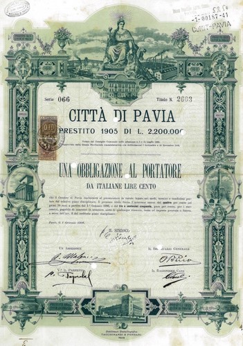 1906 prestito della citta - 1906,