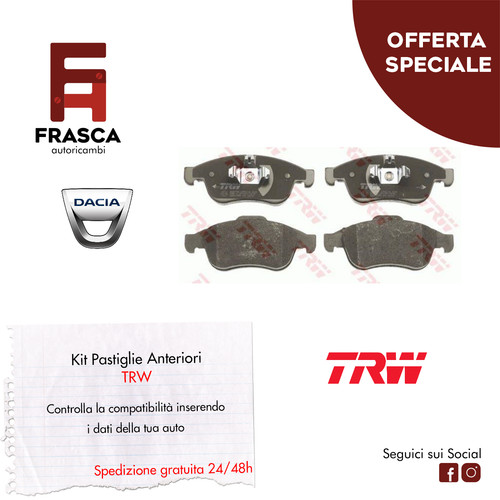Pastiglie freno anteriori - pastiglie,