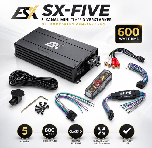 Amplificatore esx five 5 - sx-five,