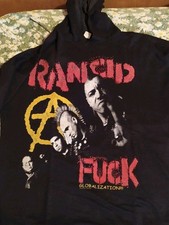 Rancid Felpa Punk Metal Rock Borchie Collana Bracciale Cintura 