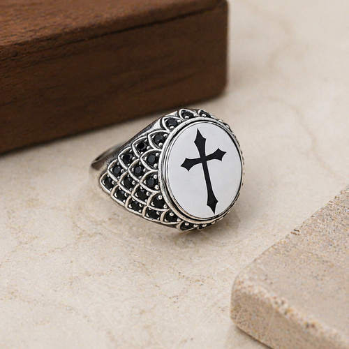 Anello uomo argento sterling