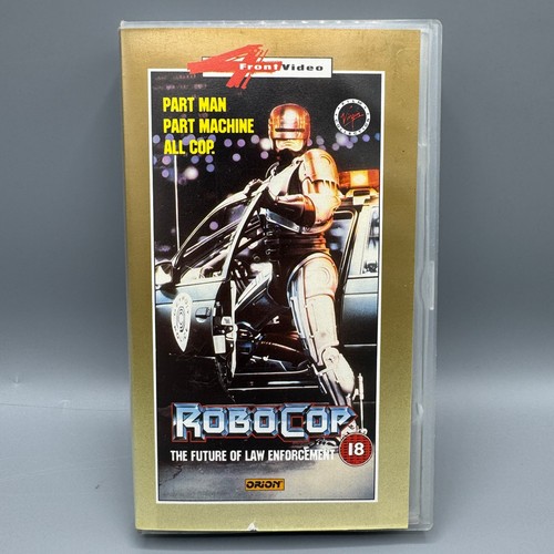 1987 robocop vhs tape cassette - vhs,