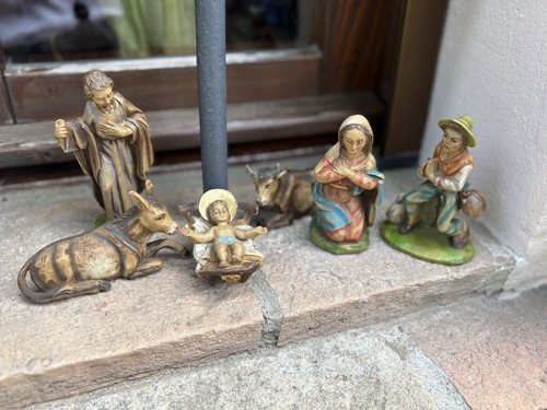 Statuine presepe vintage made