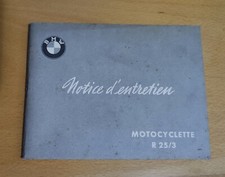 BMW R25/3 Libretto uso e manutenzione in Francese