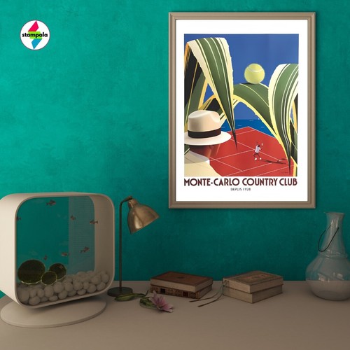 Manifesto vintage montecarlo - manifesto,