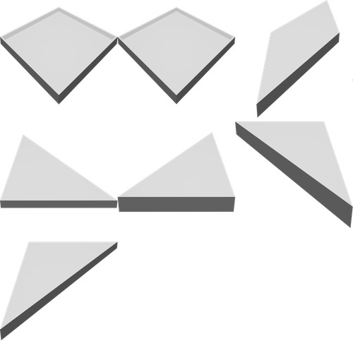 Puzzle tangram per bambini - per,