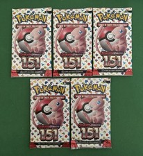 5 bustine pokemon 151 sealed