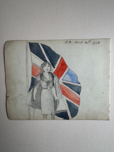 Ww1 acquerello patriottico - ww1,