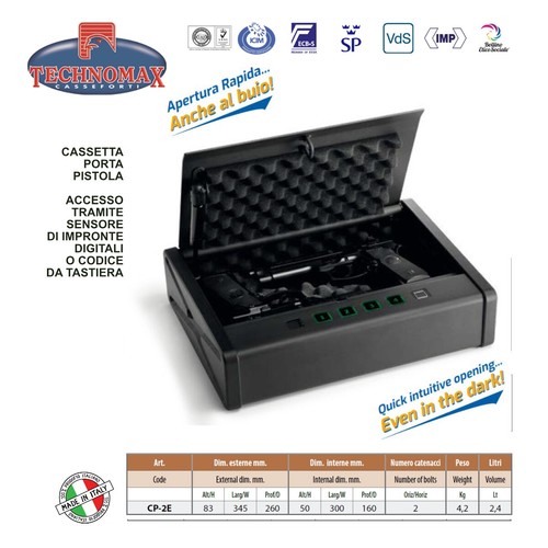 Cassetta porta pistola - porta,
