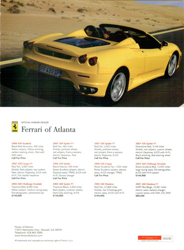 Ferrari f430 spider - f430, 2009
