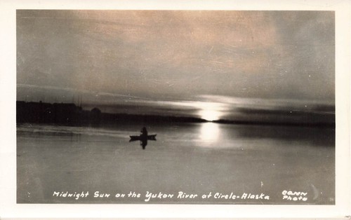 Vintage rppc postcard circle - vintage,
