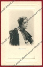 ELEONORA DUSE 06 ATTRICE ACTRESS TEATRO THEATER - VIGEVANO Cartolina primi '900