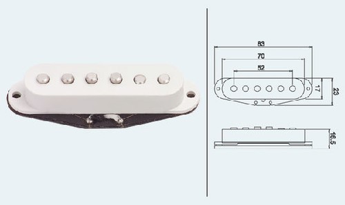 Pickup stratocaster alnico - pickup,