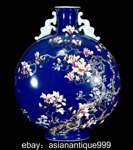Vaso piatto qing - vaso,