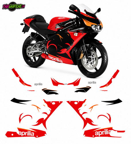 Adesivi aprilia rs125 - aprilia, 1999
