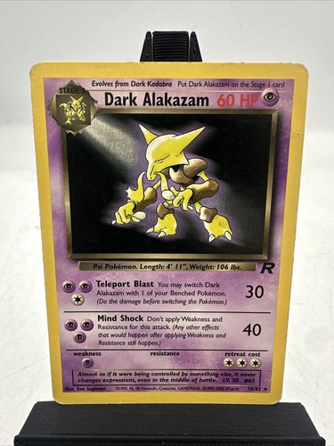 Pokemon card dark - card,