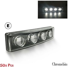 50x per Scania LED Visiera Bianco Anteriore Trasparente DRL Luce Laterale