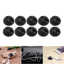 Ferma Cavi Adesivo  Adesive Porta Cavi, Clip per Cavi, Fermacavi, 10 pezzi