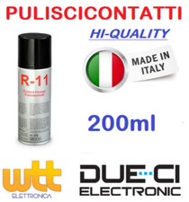 SPRAY PULISCI CONTATTI ANTIOSSIDANTE 200ml R-11 DUECI DUE-CI
