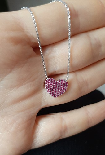 Collanina cuore rosa alfieri - collanina,